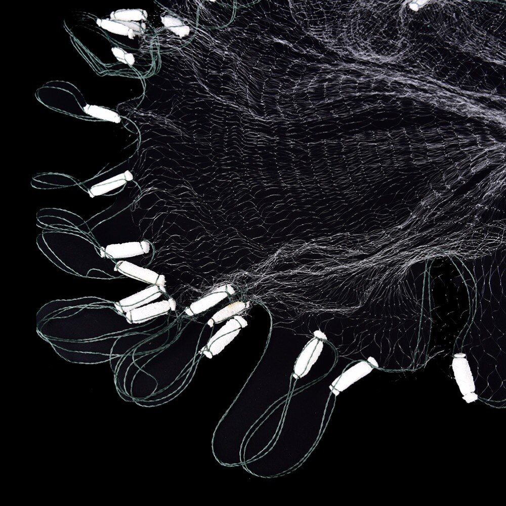 1x visnetten 20m 2 opties 1 laags visnet monofilament visnet kieuwnet met dobber