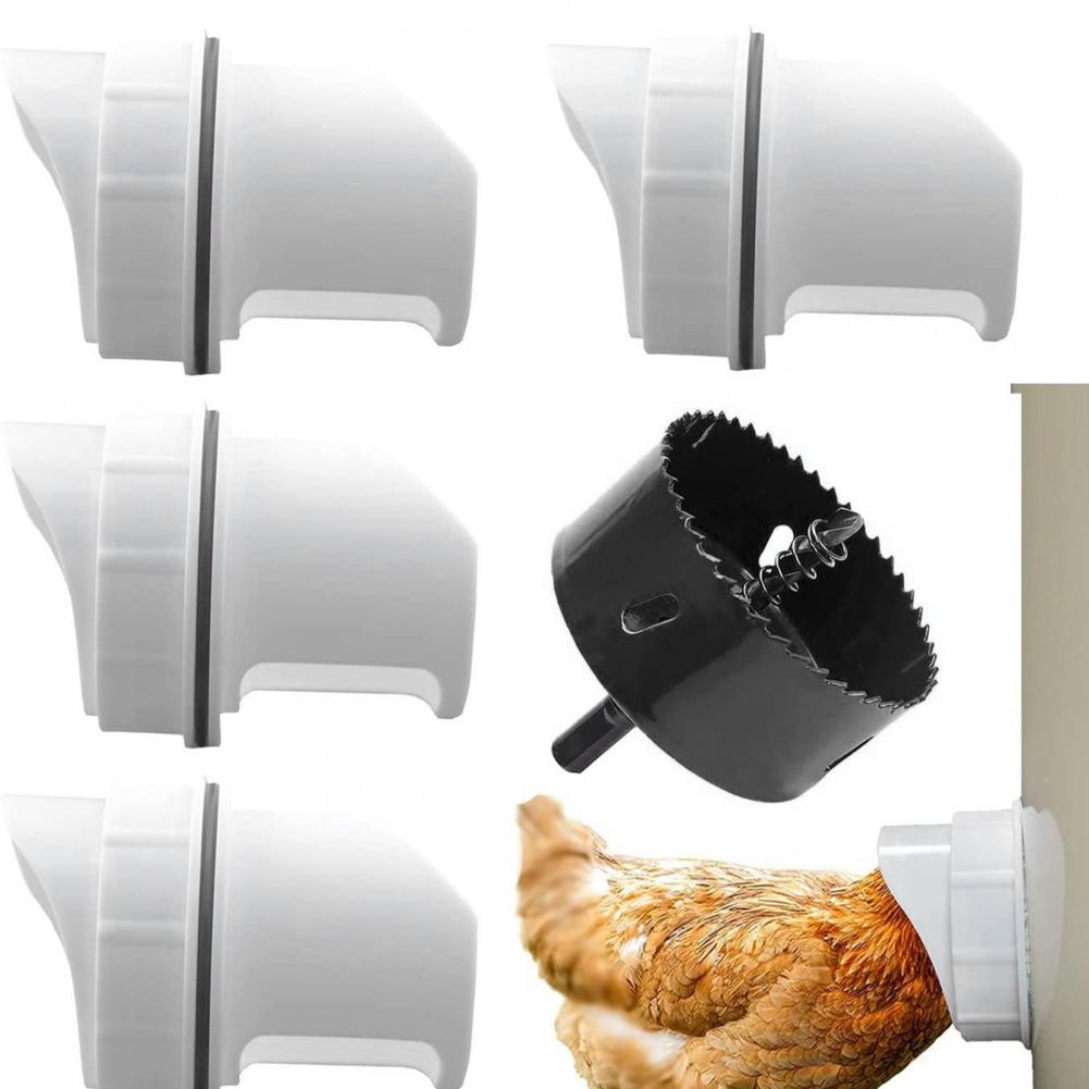 1 Set Modern Duck Feeder Kit Moisture-proof Detachable with Waterproof Seals Effortless Chicken Duck Feeder Kit