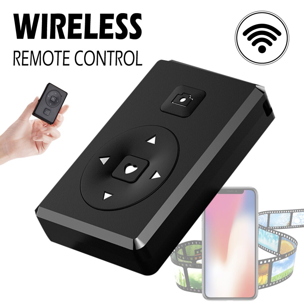 For Sports Camera Mobile Phone Remote Controller Button Video Bluetooth Smart Mini Photo Self Timer Wireless Remote For Tik Tok