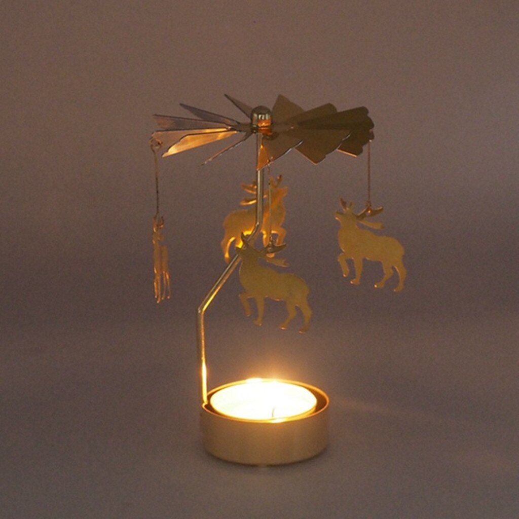 In Stock Spinning Rotary Metal Carousel Tea Light ... – Vicedeal