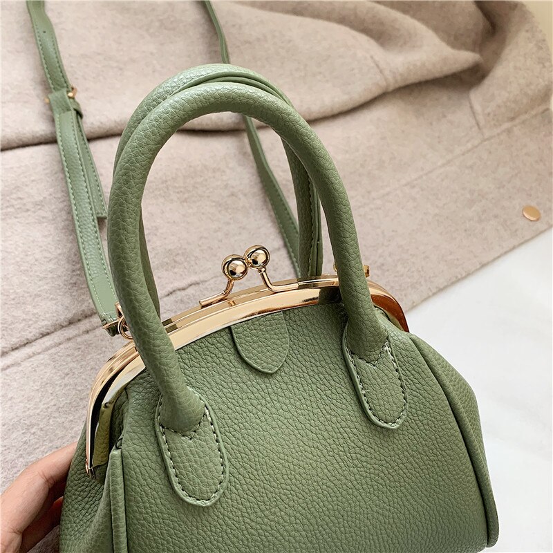 Lilie KÖNIGIN PU Leder Umhängetaschen Für Frauen Handtaschen Weibliche Schulter Taschen Haspe Abend Totes