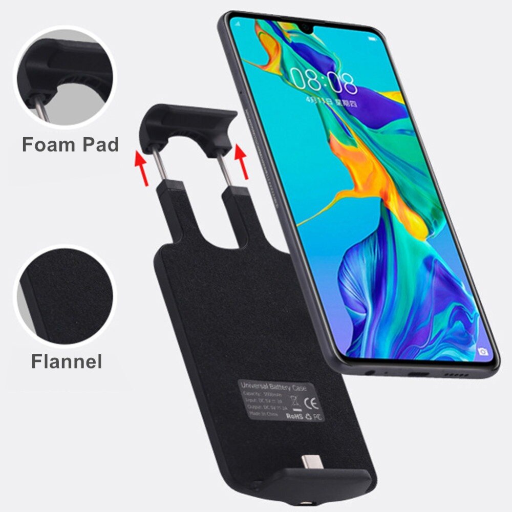 Funda Universal ajustable tipo C para cargador de batería, para Huawei, Oppo, Samsung Vivo, Oneplus, Sony, Google, Xiaomi