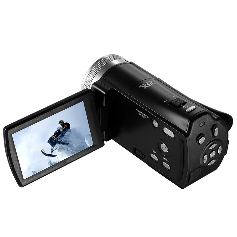 1080P Video Kamera Volle HD 16X Digital Zoomen Aufnahme Camcorder 3,0 Zoll Drehbare LCD Bildschirm Unterstützung Nachtsicht