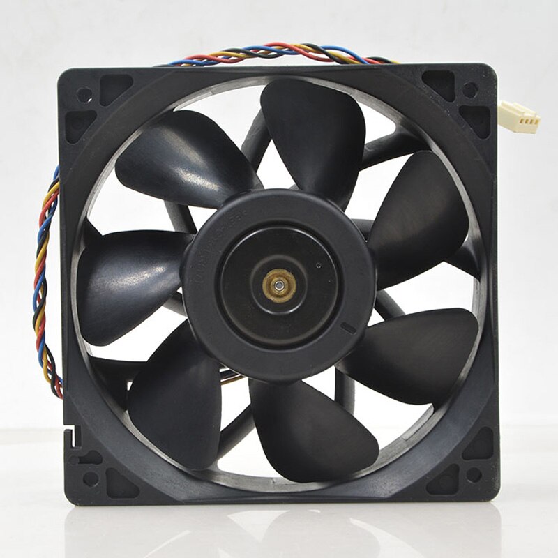 Original Cooling Fan QFR1212GHE 12V 2.7A 120*120*38mm 4Pin 6000RPM For Miner