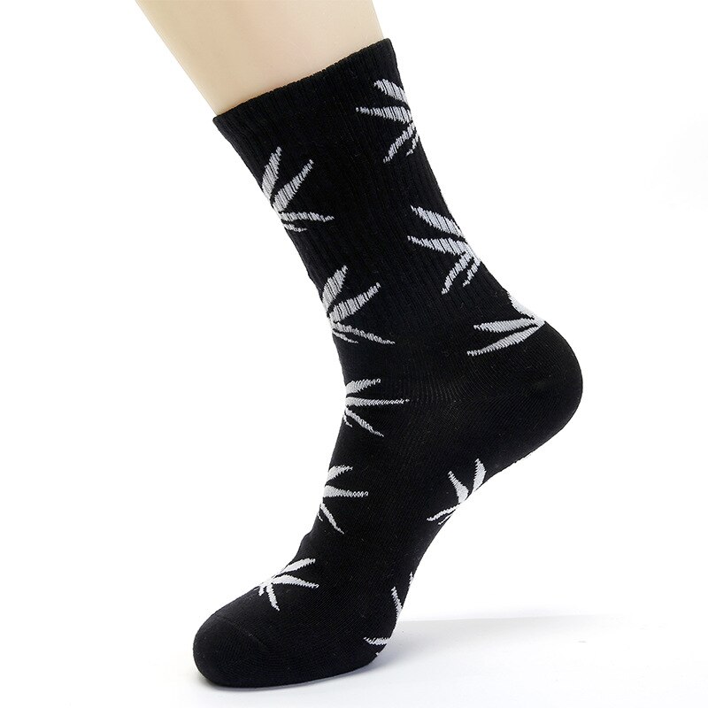 5 Paren/partij Herfst Winter Leaf Warm Katoenen Sokken Mannen Casual Crew Sokken Huf Sokken Mannelijke maat 40-45