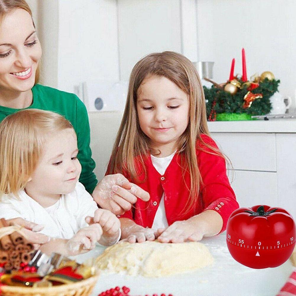 Tomato Timer Electronic Kitchen Timer Reminder Countdown Tool Alarm Mechanical Cooking Kitchen Timer Pomodoro S1B5