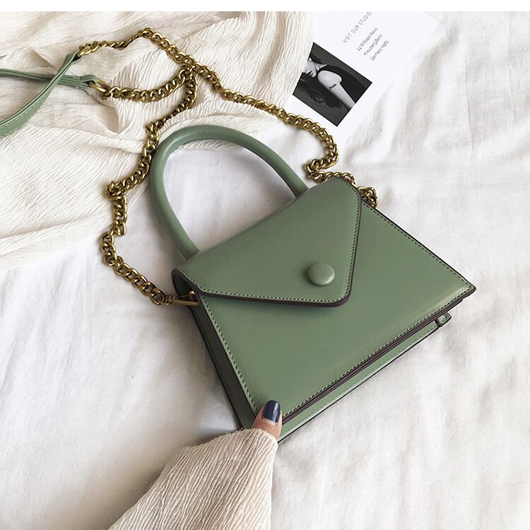 Originele macaron schoudertas & handtas crossbody tas breedte 20cm hoogte 15cm dikte 7cm: Groente