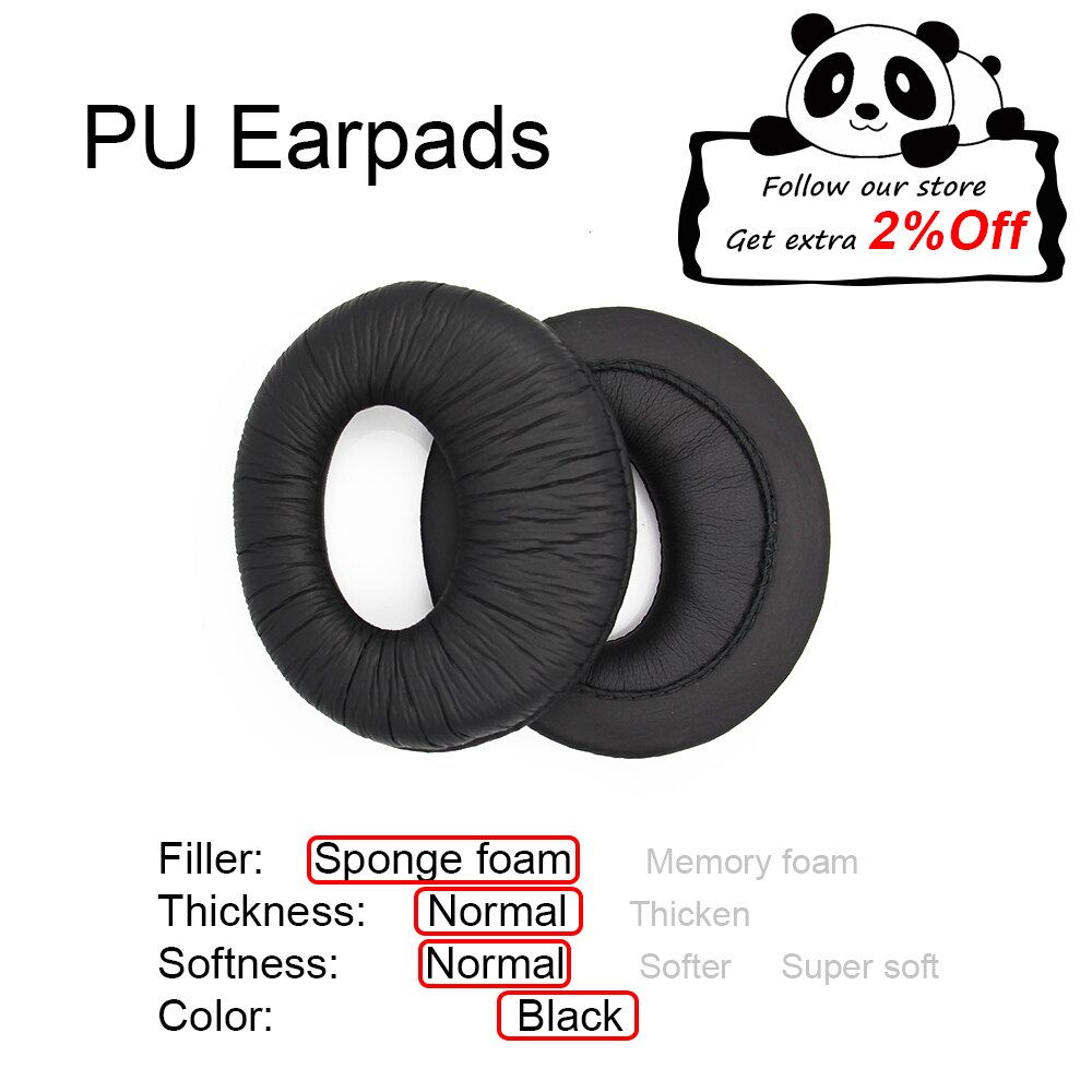 Ear Pads For Sony MDR-XD100 MDR-XD150 MDR-XD200 MDR XD100 XD150 XD200 Headphone Earpads Replacement Headset Ear Pad PU Leather: Wrinkled earpads