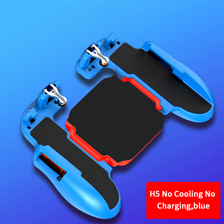 PUBG Handy-Spiel Controller für iPhone Android Telefon Gamepad Trigger Ziel Taste L1R1 Shooter Joystick Für Spiel Pad Accesorios: H5 Model 1 Blue