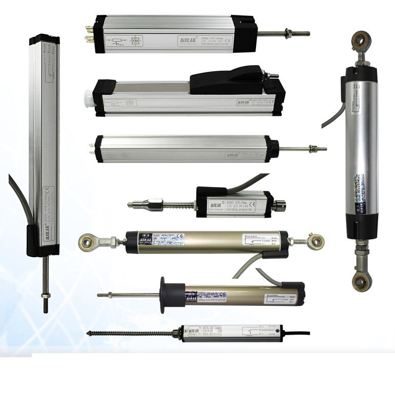 KTR-100mm Lente Self-Reset Rebound Lineaire Verplaatsing Sensor Spuitgietmachine Elektronische Heerser Hoge Precisie