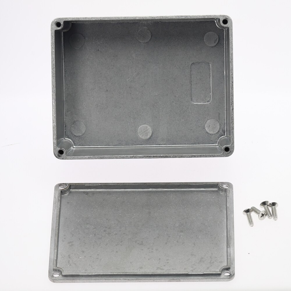 1Pcs Stomp Box Electric Acoustic Guitar Effects Pedal 1590C Style Aluminum Enclosure Bottom Container Boxes 120x94x56mm