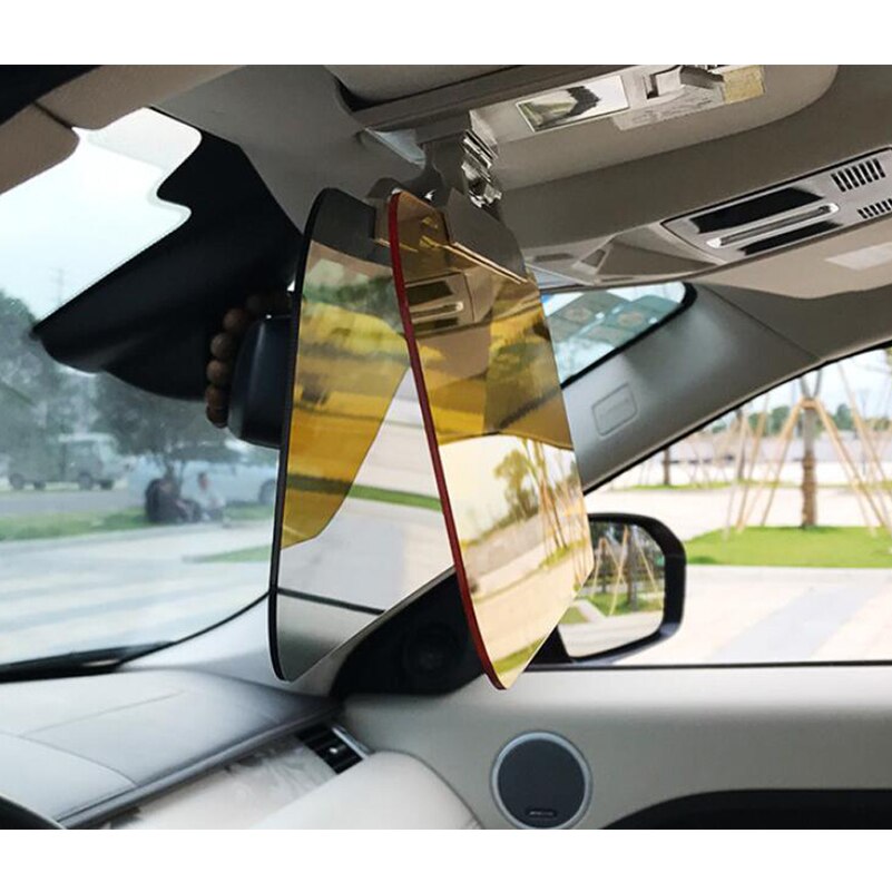 Car 2in1 Anti-Dazzle Goggle Sun Visor Summer Day Night Vision Anti-UV Dazzling Glasses Sunshade Driving Mirror Sunglasses