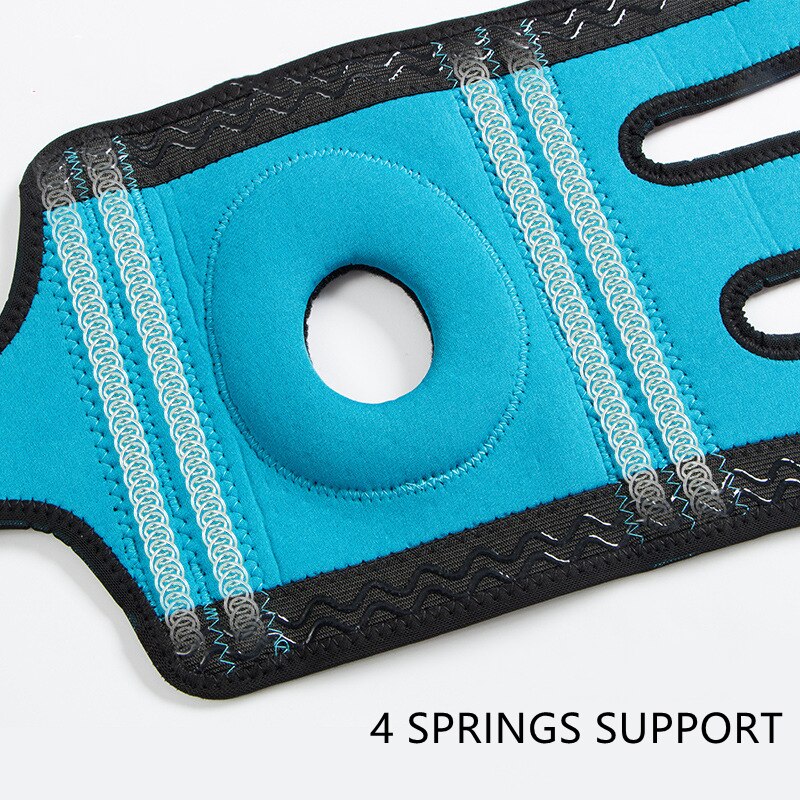 1 PCS Spring Knee Brace for Arthritis Joints Knee Support Protector Patella Pad for Work Sport Hiking Gym Cycling Mountaineering