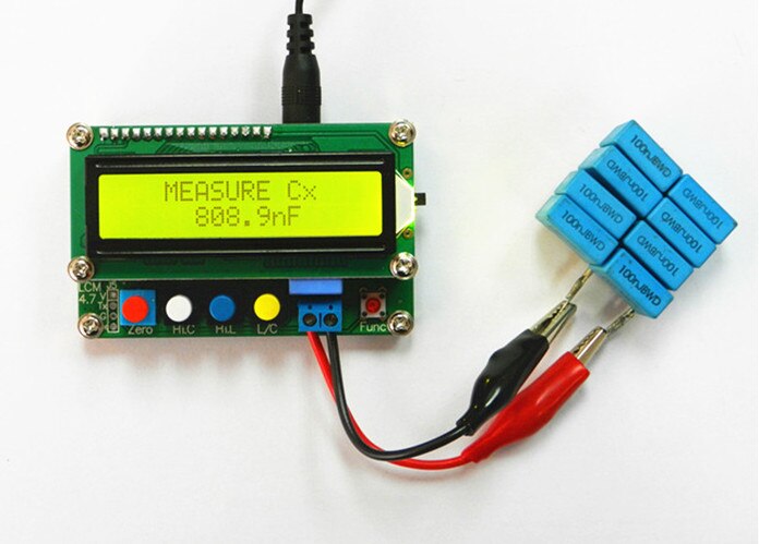 LC-100A Digital L/C Inductance Capacitance LCD Display Meter High Precision