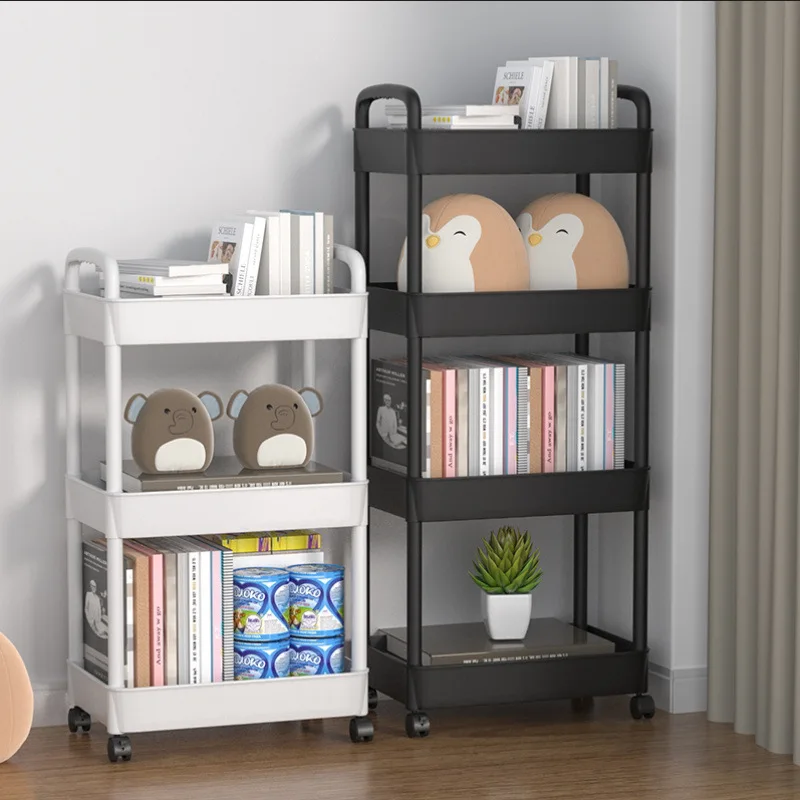 Carro multicapa, organizador de ruedas, almacenamiento móvil para baño, cocina doméstica, carrito multifuncional con ruedas