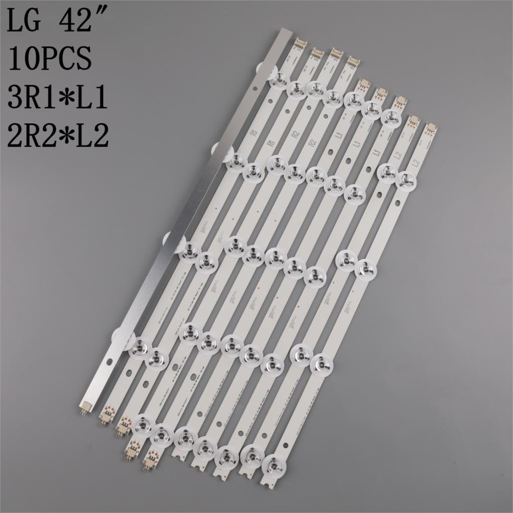 Tira de LED para iluminación trasera para LG 42 &quot;TV V14 Slim DRT Rev0.6 6916L-1682A 1684A 1683B 1685B LC420DUH PG F1 42LY970H 42LB700V 42LB671V