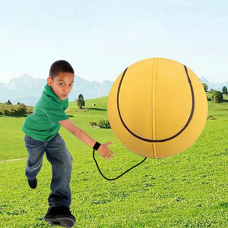 Balle de retour du poignet en caoutchouc élastique, exercice du poignet, main, collectionner, extérieur, intérieur, rebondissant, bracelet, jouets pour enfants