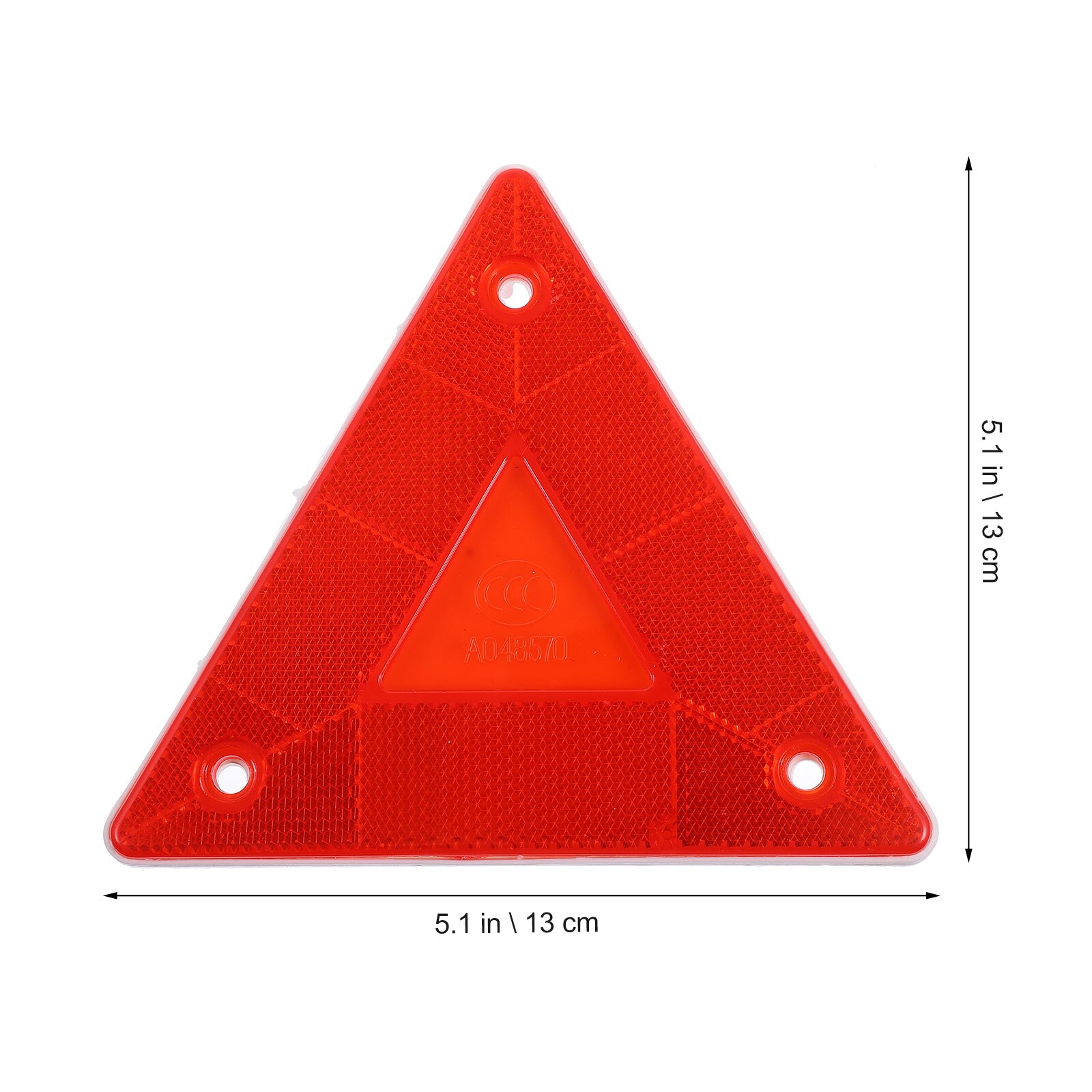 10pcs Car Reflector Triangle Reflector Nice Durable Safe Light Warning Sign Truck Reflector for Warning