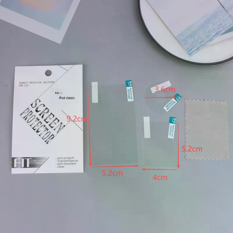 Full Coverage Clear Skin Film Anti Fingerprint Anti Wear Protector For iPod Classic All Round Guard
