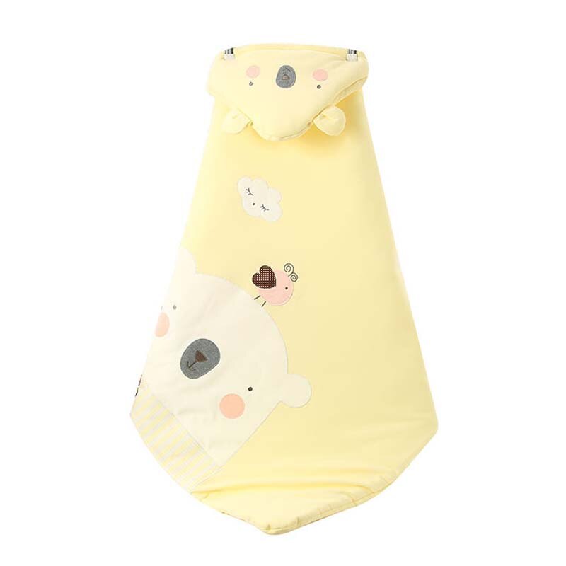 Katoen Wrap Babyslaapzak Zuigeling Dikker Inbakeren Baby Lente Herfst Warm Dekbed Kids Jongen Meisje Dikker Katoenen Deken