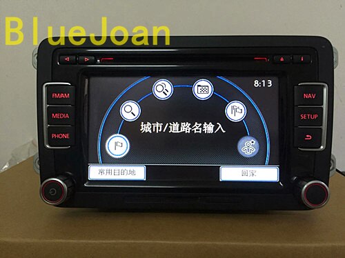 Interruptor de botón de encendido para coche, radio cd, 2 unids/lote, para Plaunpunkt VW RCD510 RCD310 RNS315,