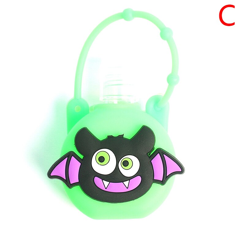 1PC 30ml Halloween Silikon Mini Hand Sanitizer Hand Gel Halfter Tragbare Sicher Gel Halfter Reise Shampoo Seife Spender flasche: C1
