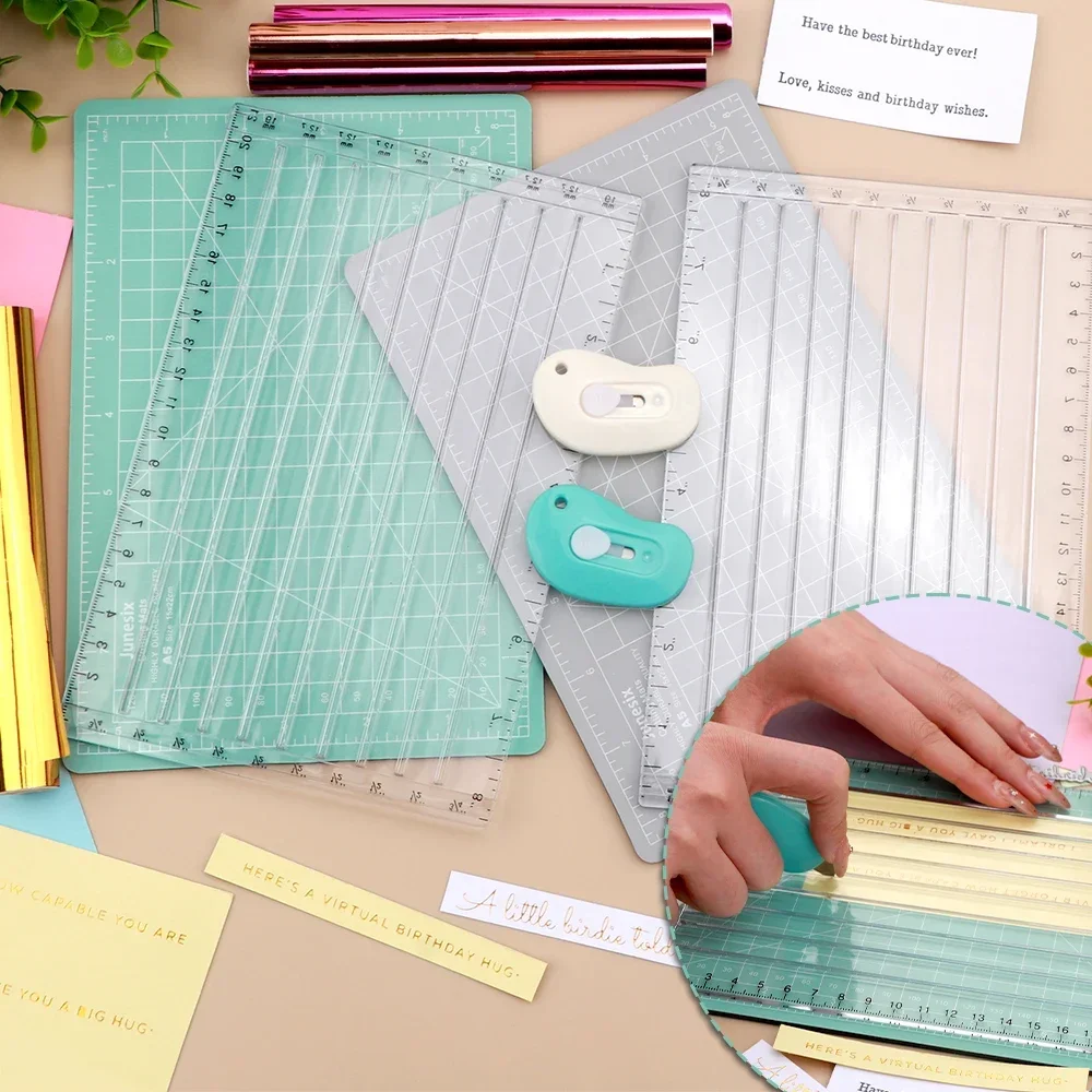 Obcinaki robić papieru i folii, szybki trymer robić folii i papieru z ostrzem, przydatna linia poziomca, łatwe paski robić napisów, narzędzie robić precyzyjnego przycinania.