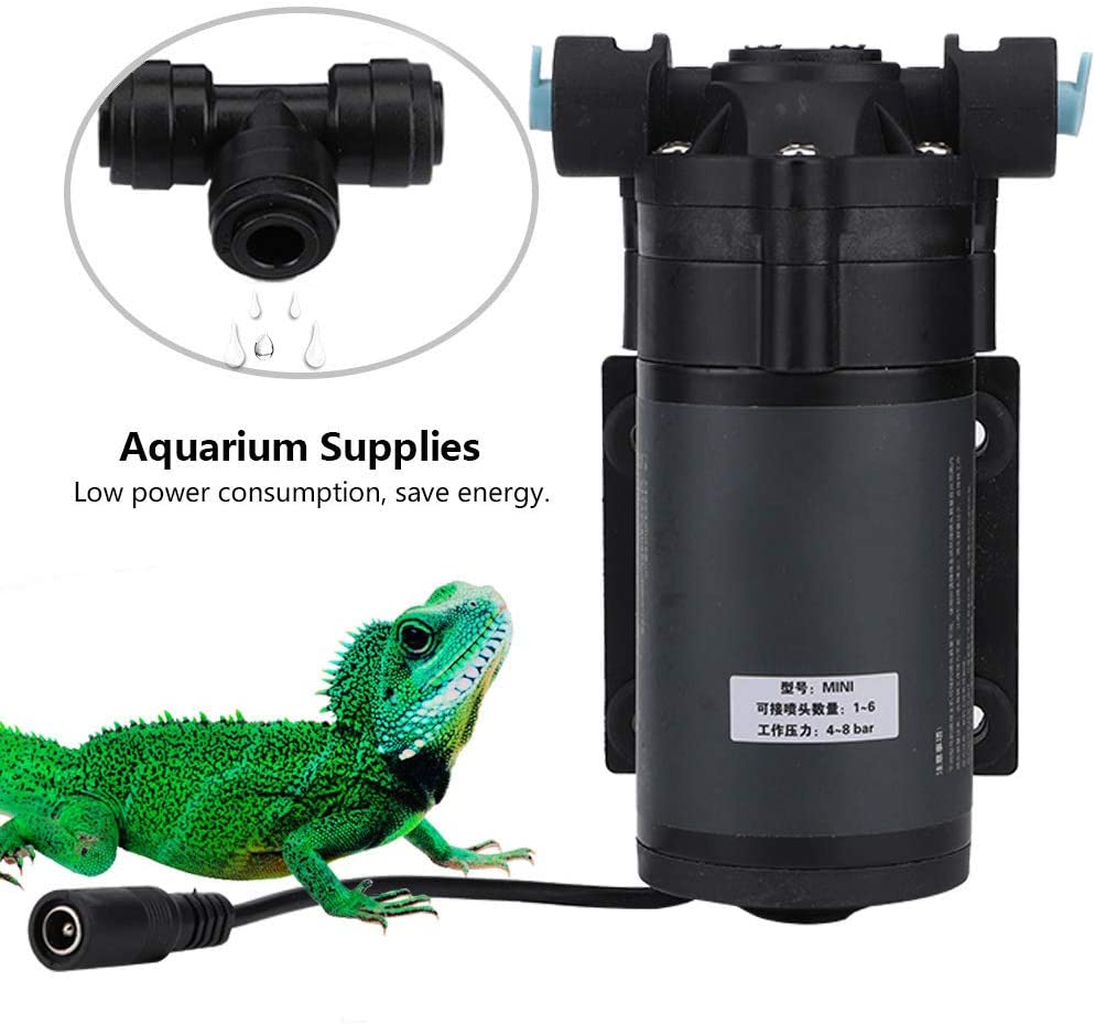 Pompa ad acqua Super silenziosa rettili Fogger nebulizzatore Sprinkler serbatoio della foresta pluviale umidificazione per animali domestici raffreddamento per sistema di nebulizzazione terrario