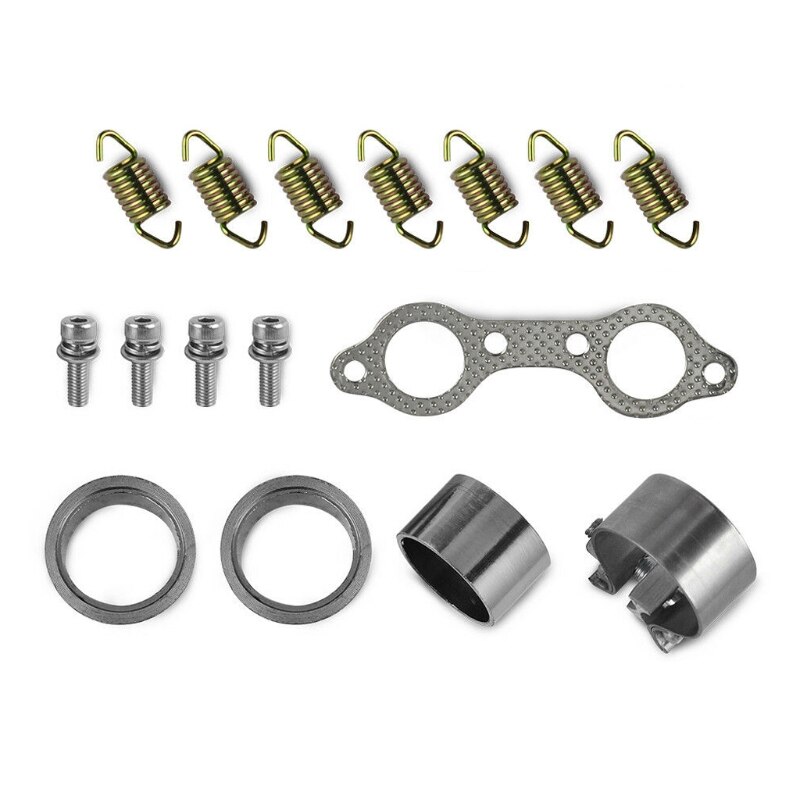 UTV Exhaust Muffler Gasket Spring Clamp Bolt Repair Kit For RZR 800 -11 B36B