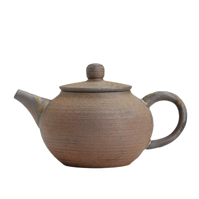 Chinese Yixing Teapot Handmade Gong Fu Tea Set Ceramic Tea Kettle 210ml Retro Pottery Pots