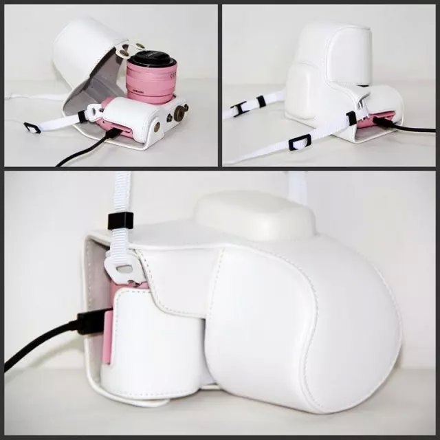 PU Kamera Ledertasche Tasche Für Samsung NX2000 NX1000 16-50mm Objektiv Digitale Slr-kamera