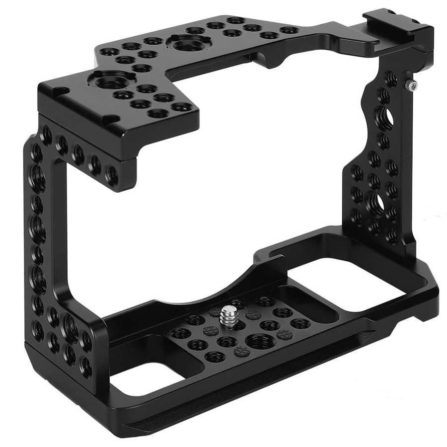 Camera Kooi Aluminium Bescherming Shell Met Koud Shoe Mount Fit Voor Sony A9/A73/A7R3/A7M3