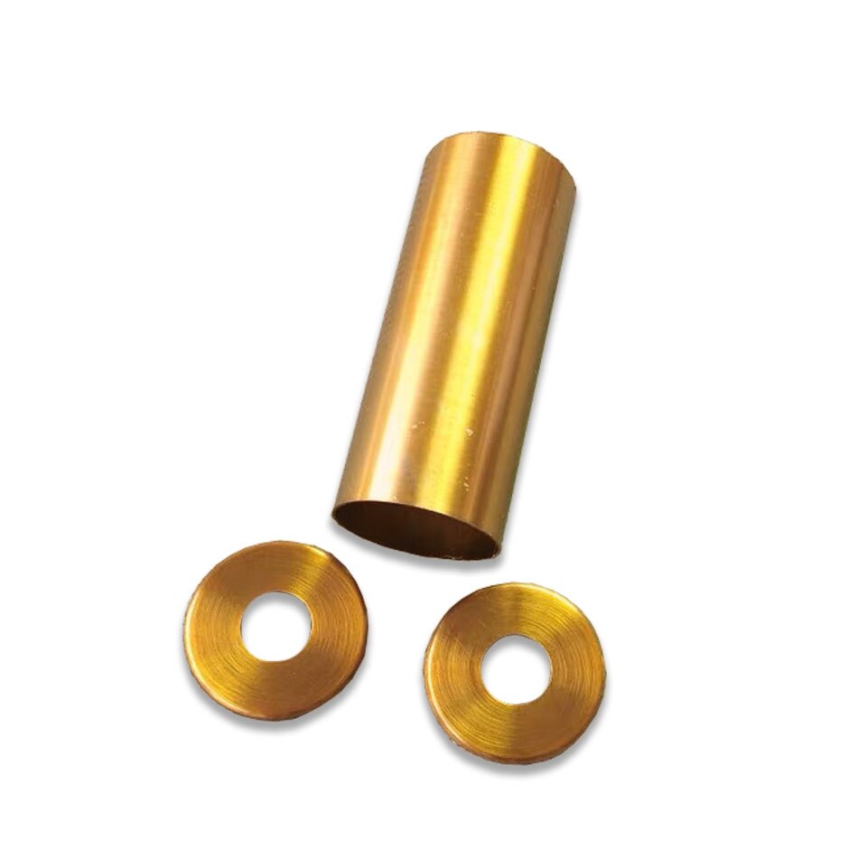 Diameter 25Mm Gouden Antieke Water Pijp Aansluitleiding Rechte Pijp Mouw Ijzeren Pijp Verlichting Tafellamp Accessoires Diy