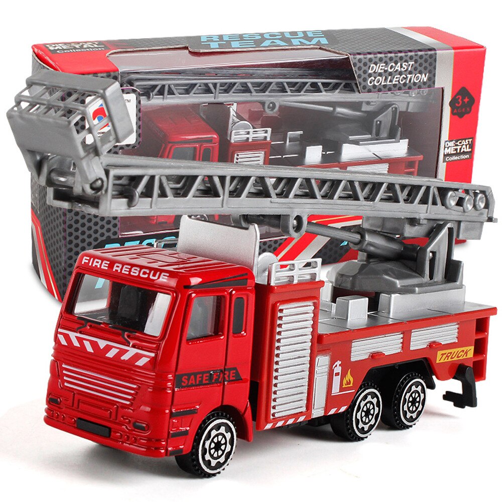 3style Engineering Toy Mining Car Truck Children's Birthday Fire Rescue Model Toys Christmas For Kids Child: C