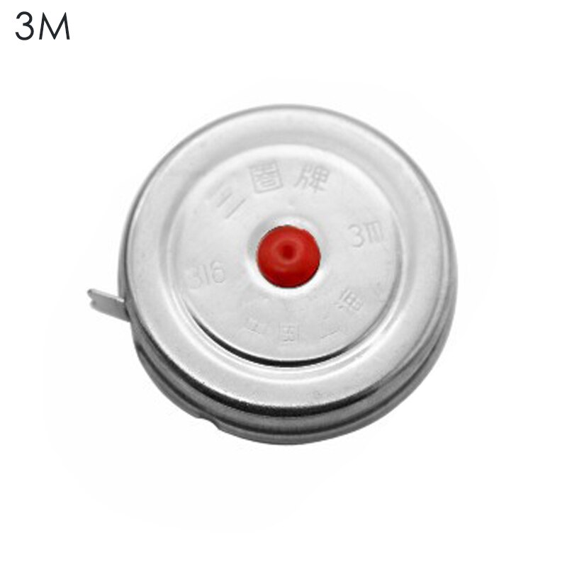 Tape Measure 1m 2m 3m Mini Retractable Tape For Home Factory Office Stainless Steel Woodworking Tape Measure: Stainless Steel 3M