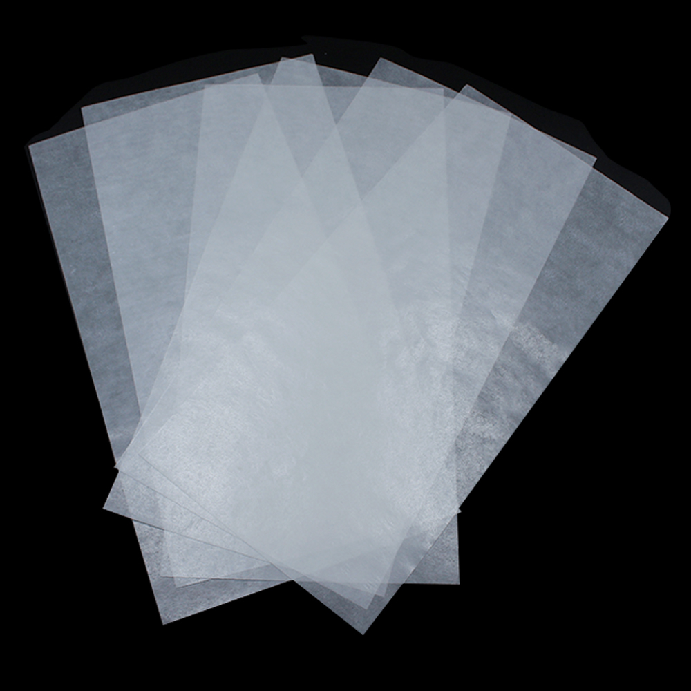 500 stk/parti 31g hvidt gennemsigtigt glaspapir til frugthåndværk håndlavet sæbeopbevaring, indpakning af kalandret papir