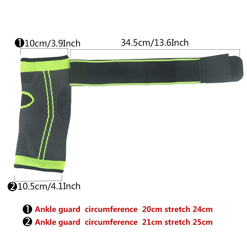 Tobilleras de compresión ajustables para hombre y mujer, Protección deportiva, fuerte