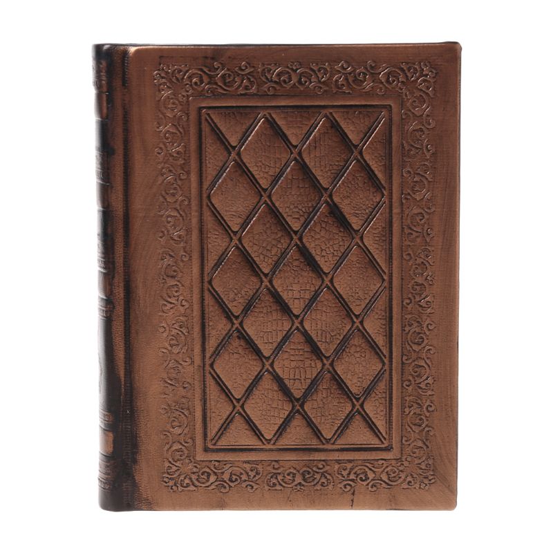 Diario de cuero Retro Vintage, cuaderno de tapa dura en blanco, cuaderno de bocetos, papelería, viaje, escuela,: 1