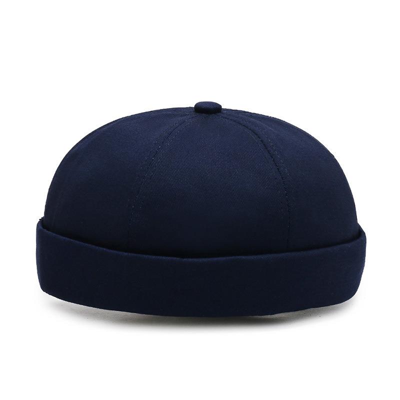 Mode Hip Hop Hoeden Brimless Skullies Caps Voor Mannen Beanie Hoed Vintage Mannen Caps Corduroy Effen Kleur Straat Verhuurder hoed