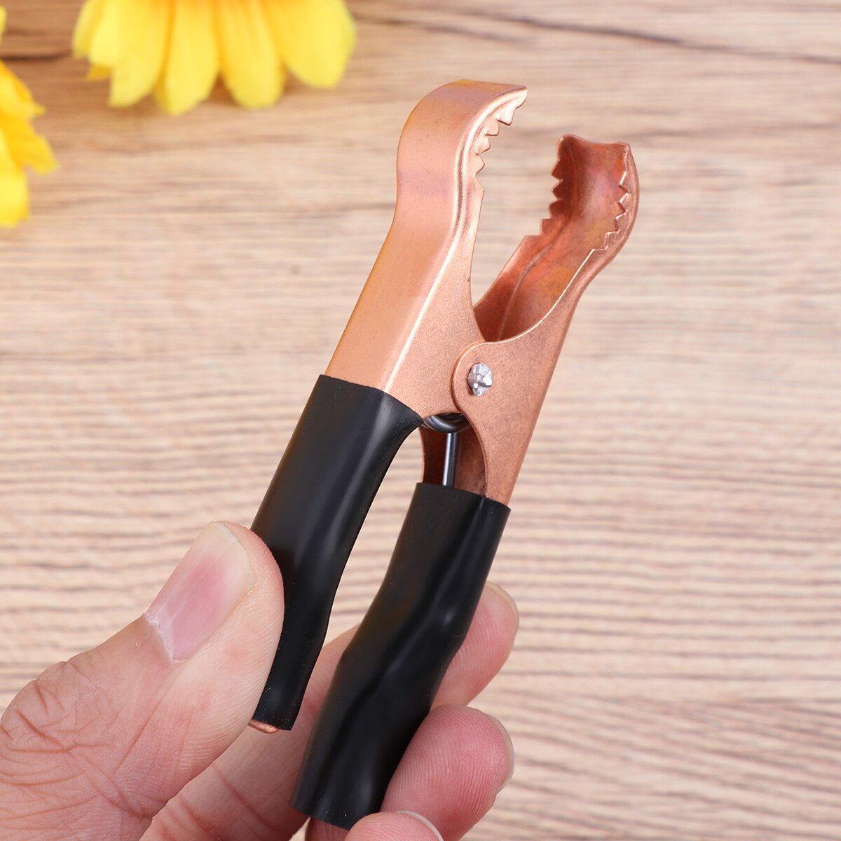 2PCS Connected Battery Clip Toothed Battery Clip Charger Clip Accessories