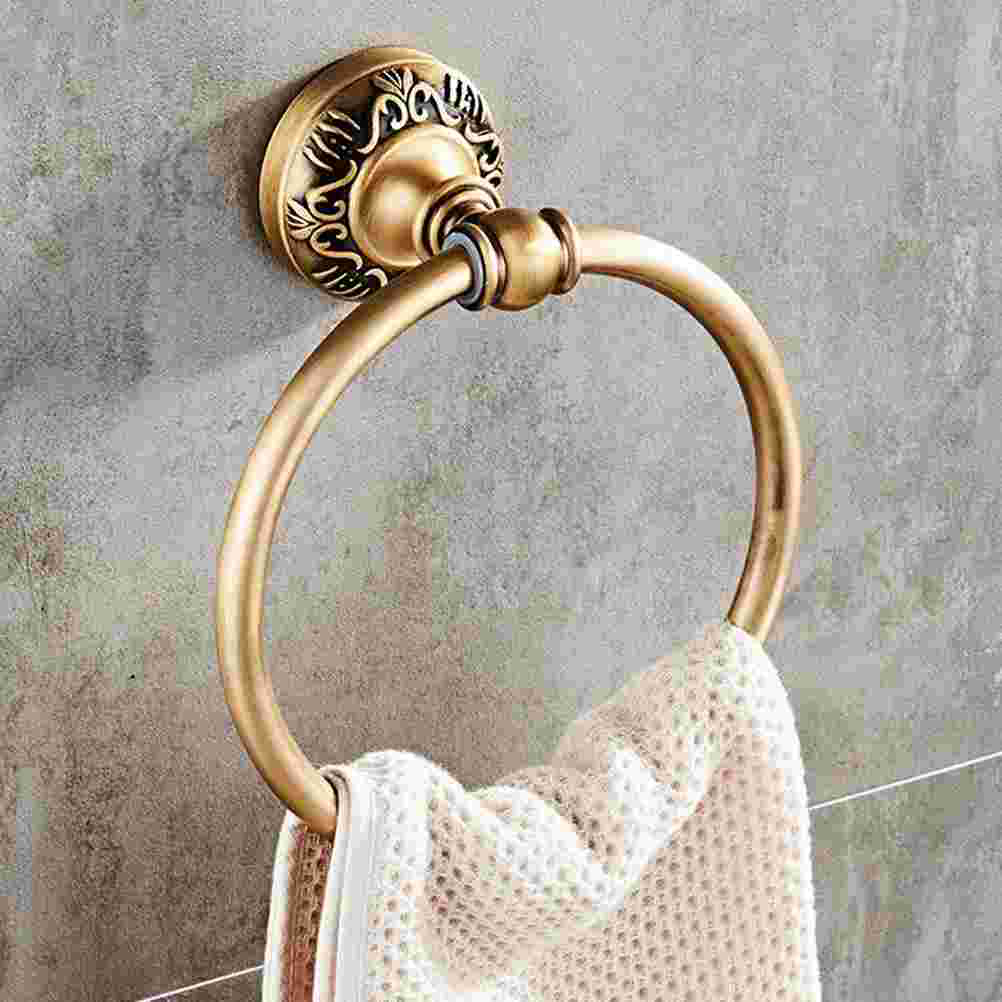 Vintage Bathroom Towel Ring Wall Mount Holder Towe... – Grandado