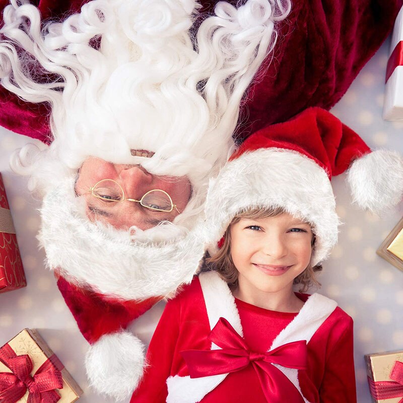 2022 Santa Hat For Adults and child Santa Hat 18x13 inch for year Christmas Eve Comfort Plush Red Velvet Unisex