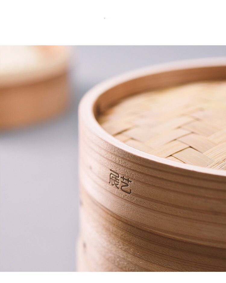The small steamed bun steamer wooden household pastry buns early steamer rack cage