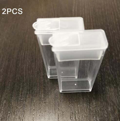 28 64 128 stuks plastic diamant schilderij accessoires met fles container opbergdoos diamant schilderij houder diamant schilderij doos: 2 stuks doos