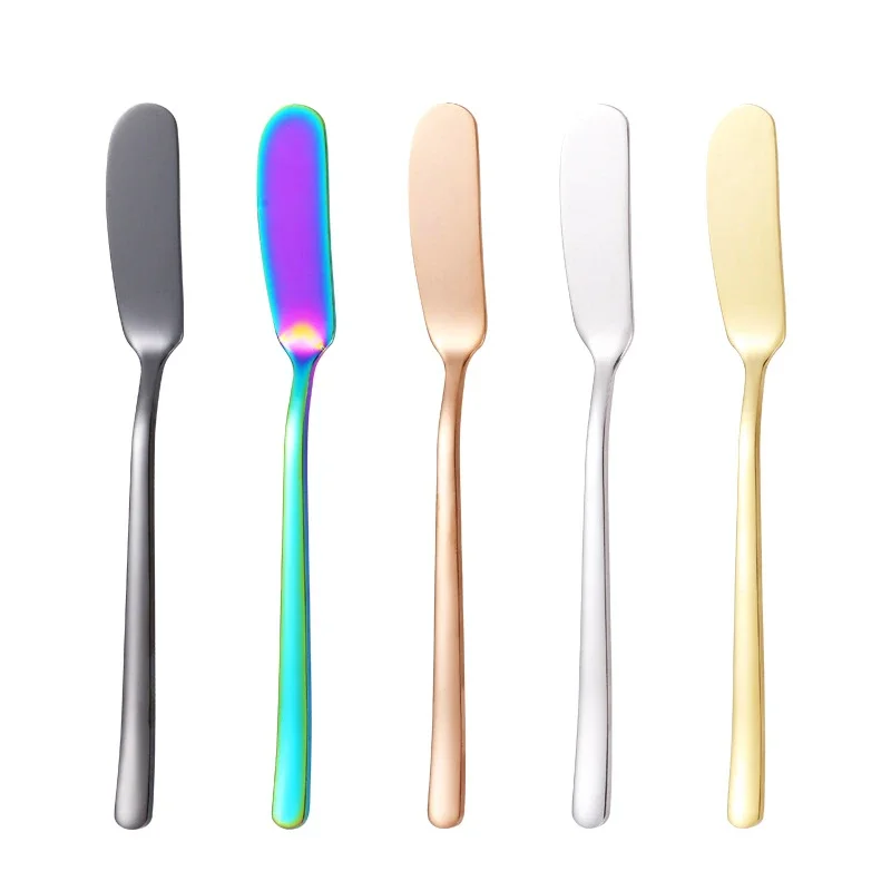 Butter Knife Stainless Steel Cheese Tools Cheese Dessert Jam Knifes Toast Wipe Cream Bread Cheese Cutter Kitchen Tools