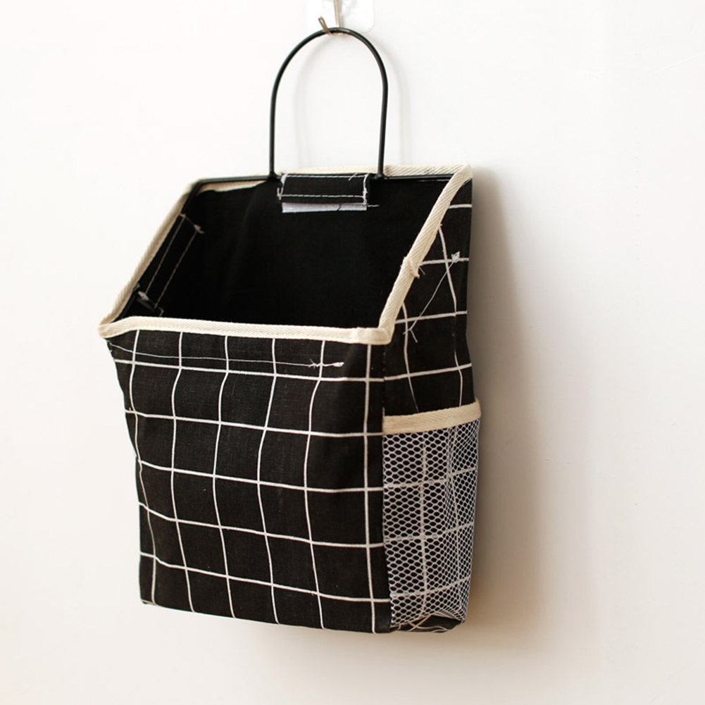 Wall Hanging Storage Holder Pouch large capacity Organizer Durable Hanging Jewelry Organizer With Hook