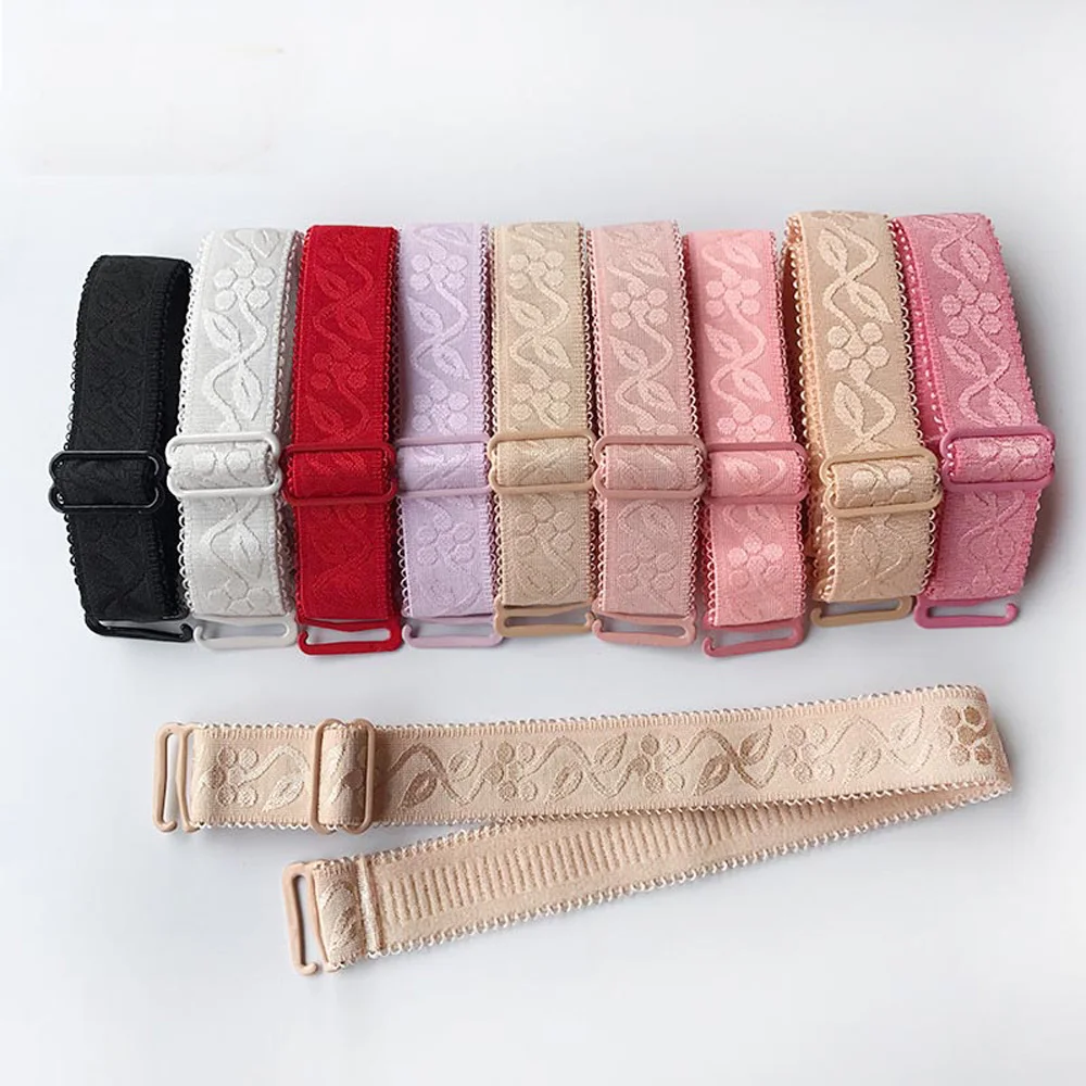 1 paar 1.5cm breedte vrouwen slip bestendige bh bandjes vrouwen dubbele schouder elastische beha dame bh band accessoires lingerie