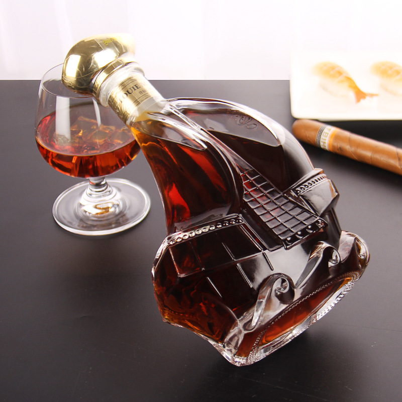Whiskey-Dekanterflasche mit Deckel, Kristallglas, Wein- und Bierbehälter, Tasse, Hausbar-Werkzeuge, Dekoration