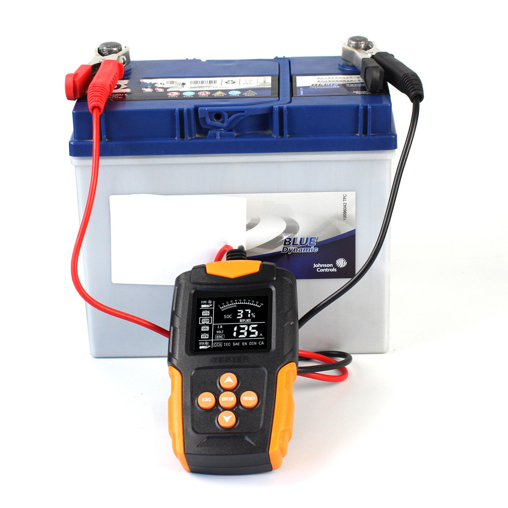 Auto Batterie Tester Batterie Analysator 12V/24V CCA 3Ah-200Ah Digitale Ladung Ankurbeln System Tester für Auto Motorrad lkw Stiefel