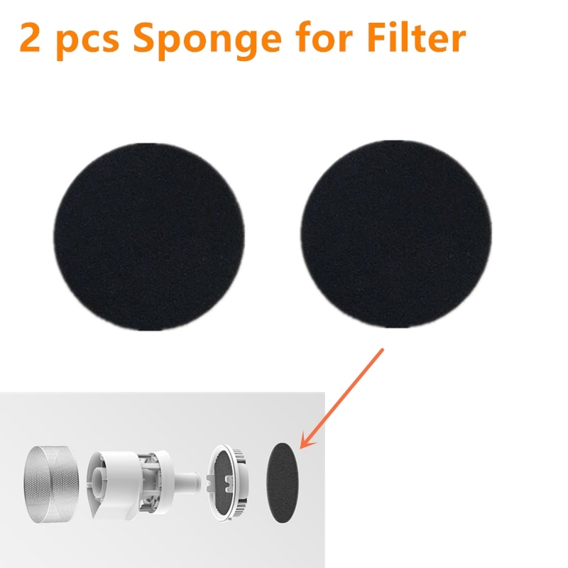 F8 hepa filter, tilbehørsoppbevaringspose til xiaomi roidmi  f8 håndholdt trådløs støvsuger erstatningsfilter